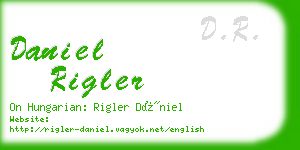 daniel rigler business card
